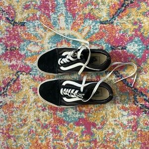 Vans Classic Black and White Shoes